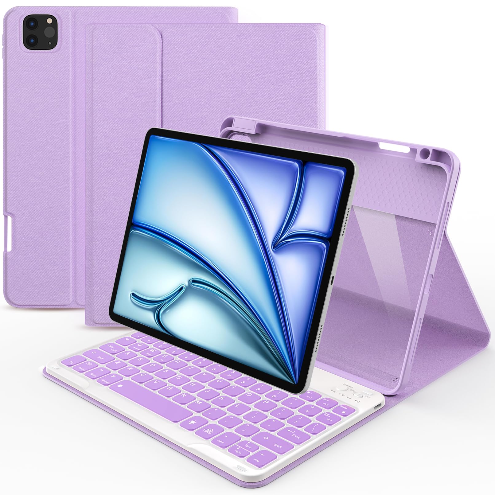Amazon.com: Keyboard Case for iPad Air 11 inch (M3/M2, 2025/2024